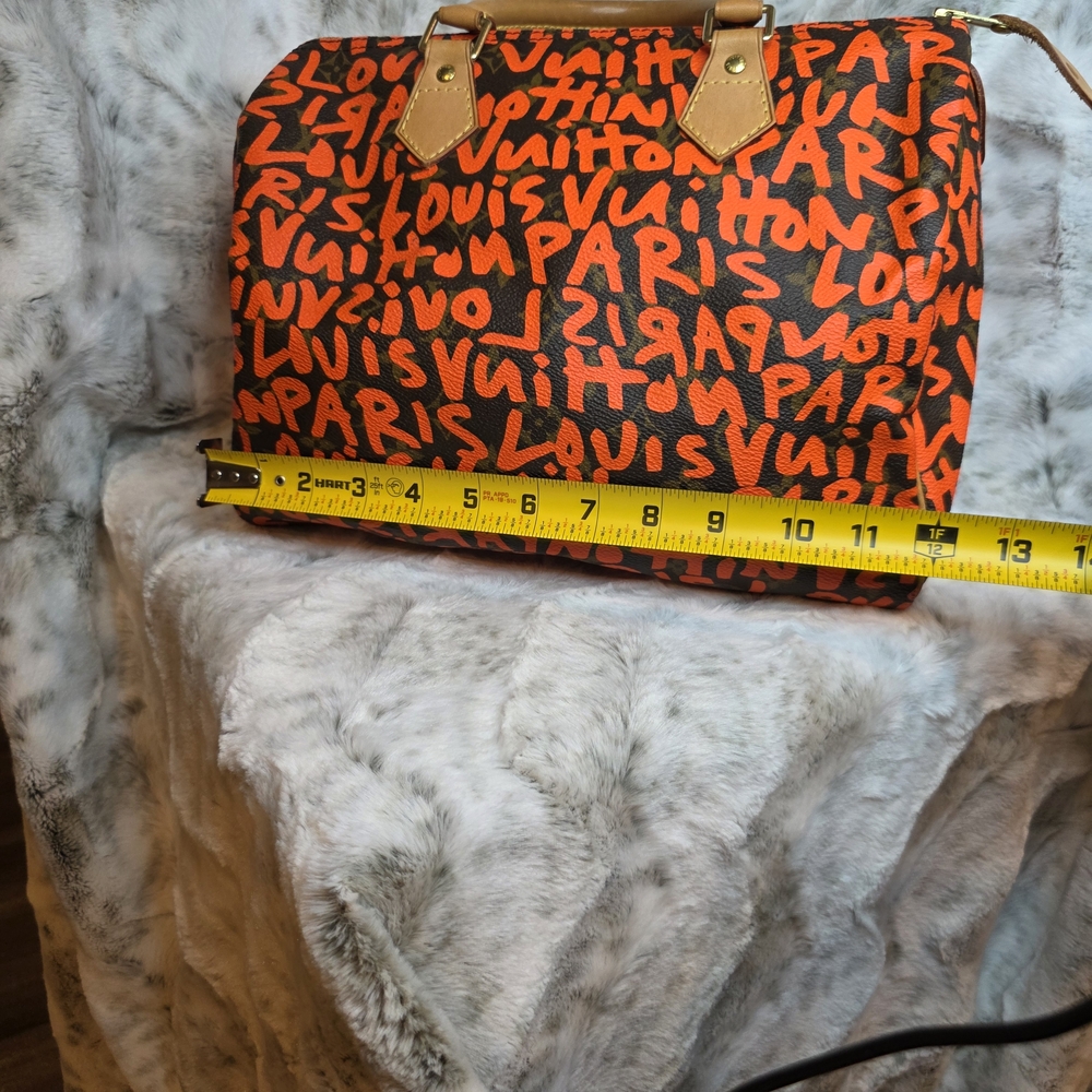 Louis Vuitton Bold Orange and Brown Satchel - Picture 3 of 15